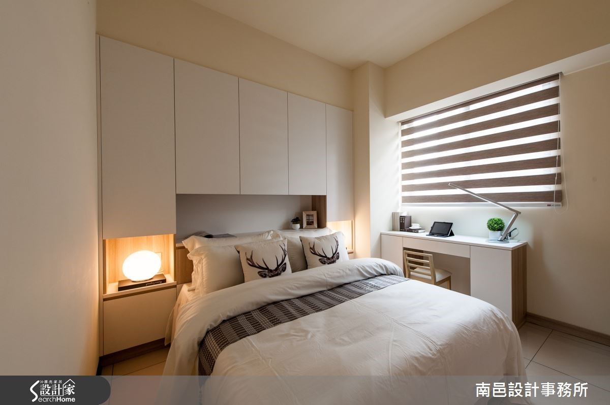 一家四口住在僅 25 坪的新家中，正因為坪數較小，「收